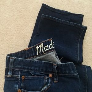 MADEWELL brand jeans